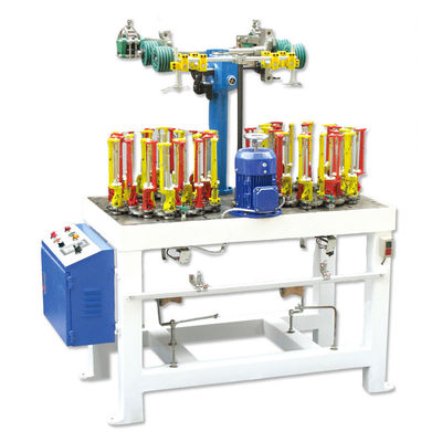 लट गोल लोचदार कॉर्ड सिलाई के लिए 8 16 तकला ब्रेडिंग मशीन