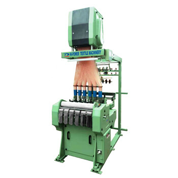 इलेक्ट्रॉनिक करघा लोचदार टेप बनाने की मशीन 1200 RPM बद्धी Jacquard बुनाई मशीन