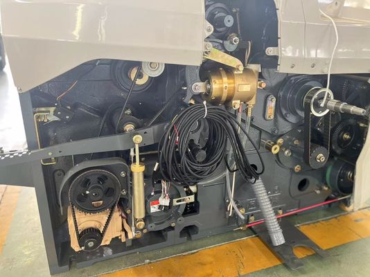 पॉलिएस्टर फैब्रिक के लिए कैम शेडिंग के साथ हाई स्पीड हाई डेंसिटी वॉटर जेट वीविंग टेक्सटाइल लूम।